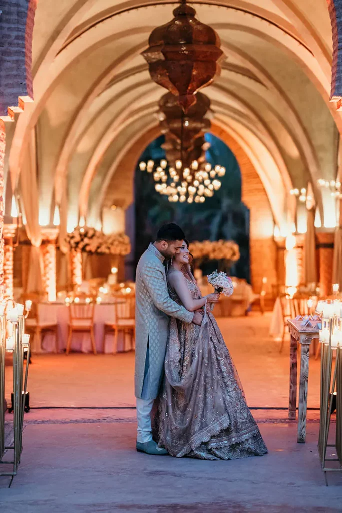 beau mariage indien marrakech par maev