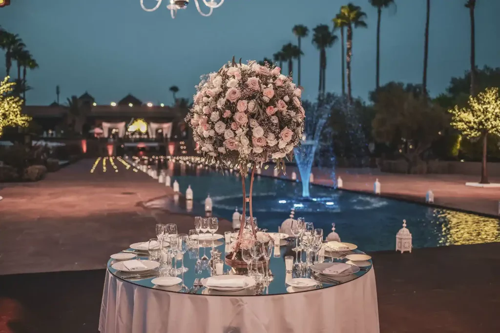 elegant flower centerpiece decoration