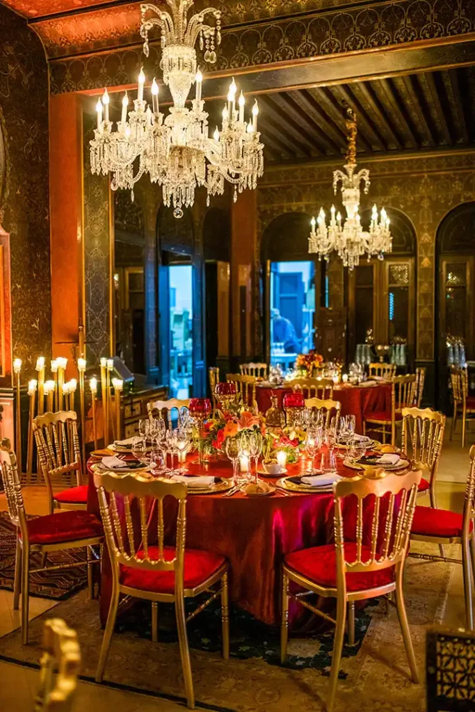 Guest table wedding decoration marrakech